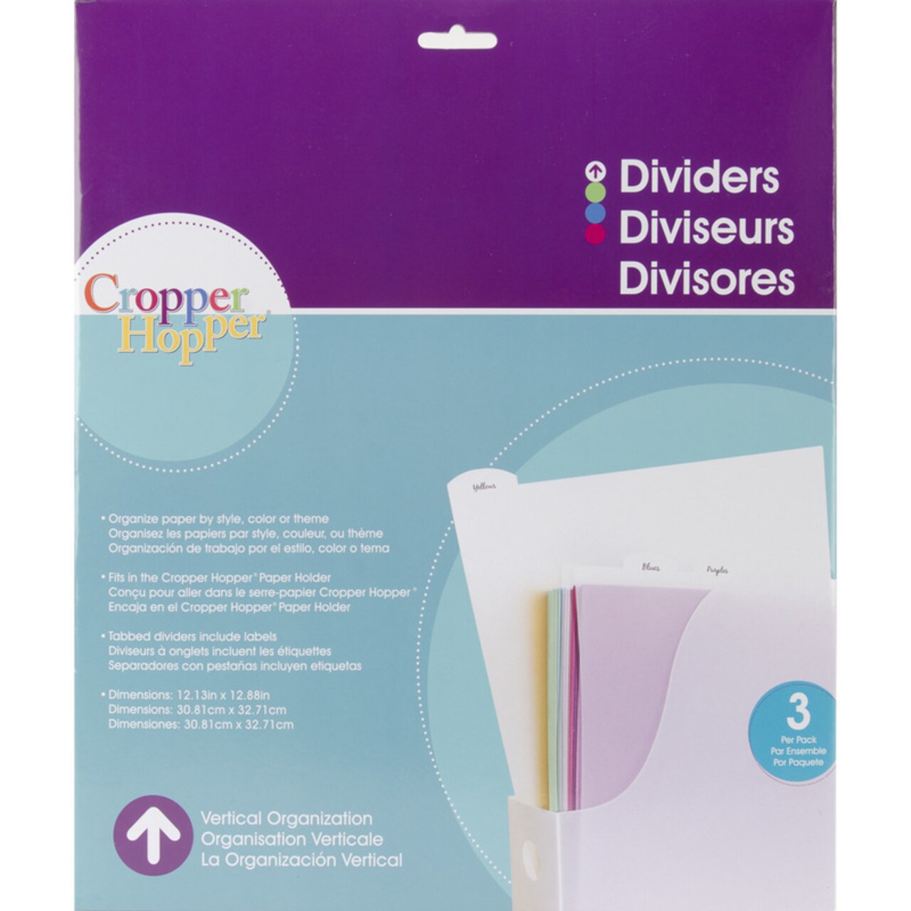 Tabbed Dividers With Labels - Cropper Hopper - Advantus